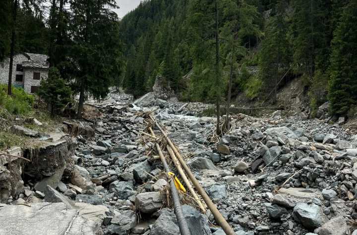 Emergenza alluvione Valle d'Aosta